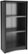 Angle Zoom. CorLiving - Quadra 2-Shelf Bookcase - Black.