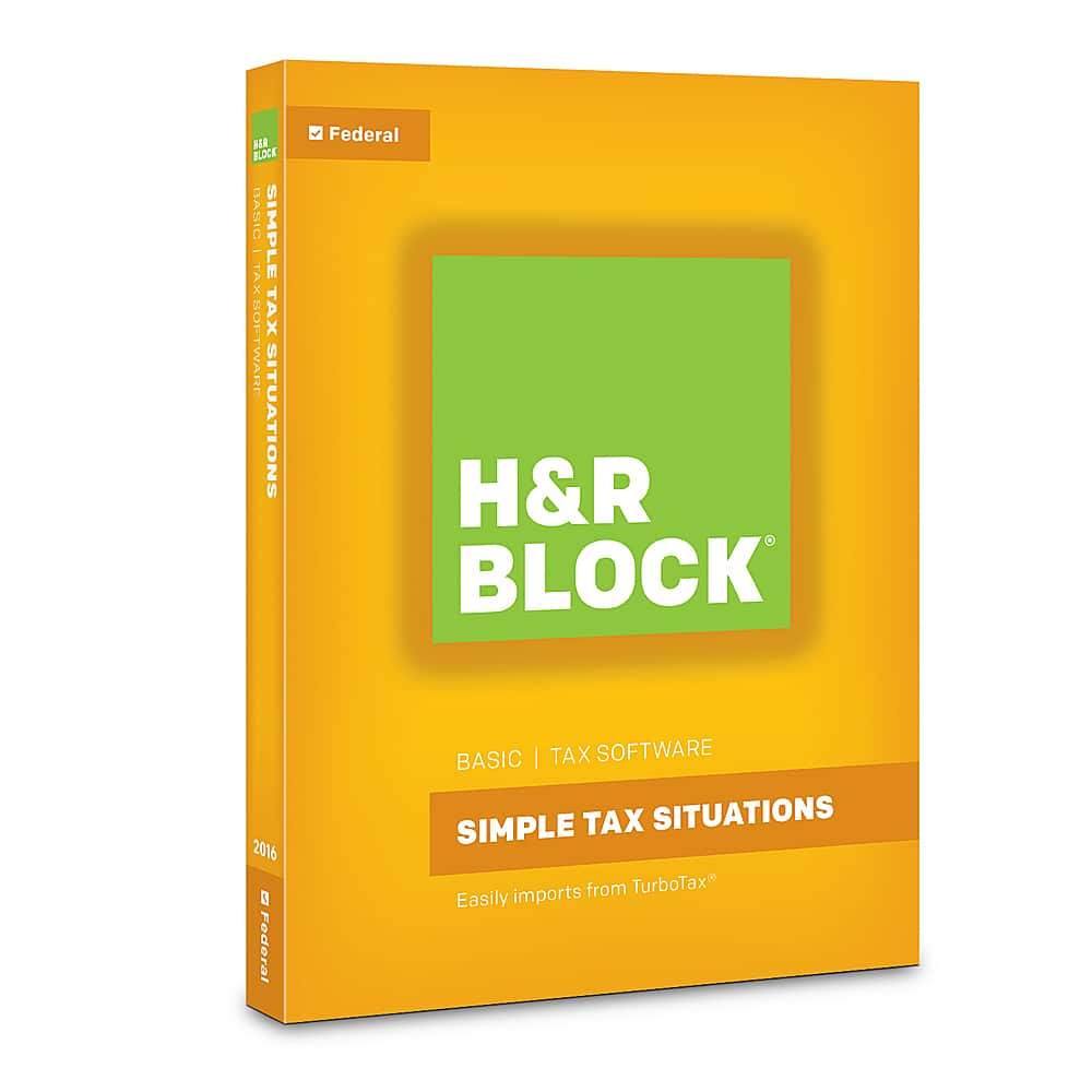 Questions and Answers H&R Block Tax Software Basic Simple Tax