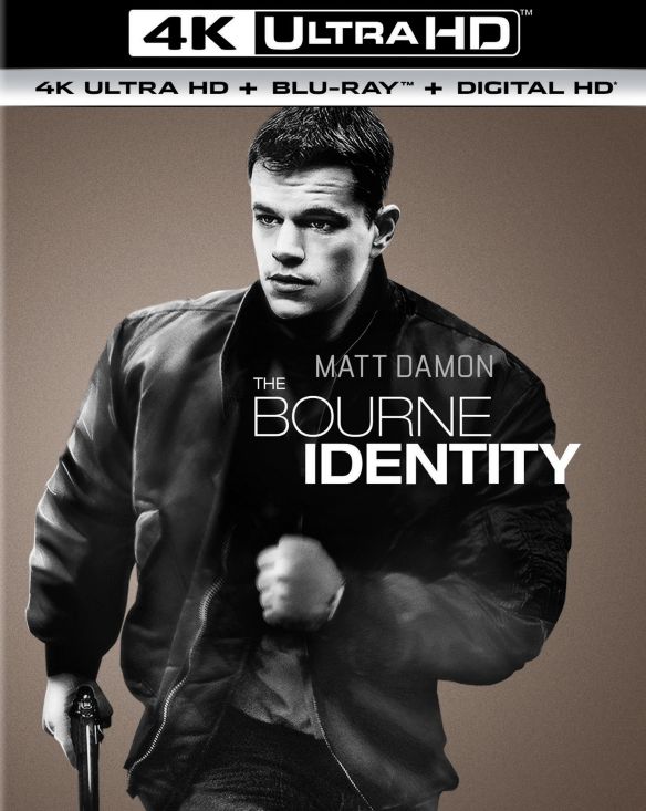  The Bourne Identity [4K Ultra HD Blu-ray/Blu-ray] [Includes Digital Copy] [2002]