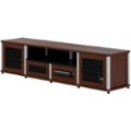Alt View Zoom 11. Salamander Designs - Synergy TV Cabinet for Most Flat-Panel TVs Up to 90" - Aluminum/Dark Walnut.
