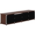 Alt View Zoom 13. Salamander Designs - Synergy TV Cabinet for Most Flat-Panel TVs Up to 90" - Aluminum/Dark Walnut.