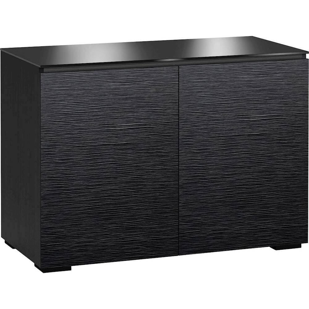 Front. Salamander Designs - Chameleon Chicago A/V Cabinet for Most Flat-Panel TVs up to 50" - Black Oak.