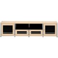 Front Zoom. Salamander Designs - Synergy TV Cabinet for Most Flat-Panel TVs Up to 90" - Black/Natural Maple.