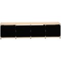 Alt View Zoom 13. Salamander Designs - Synergy TV Cabinet for Most Flat-Panel TVs Up to 90" - Black/Natural Maple.
