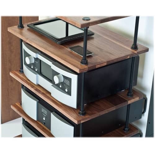 Alt View 12. Salamander Designs - Archetype 3.0 TV Stand for Most Flat-Panel TVs Up to 40" - Natural Walnut.