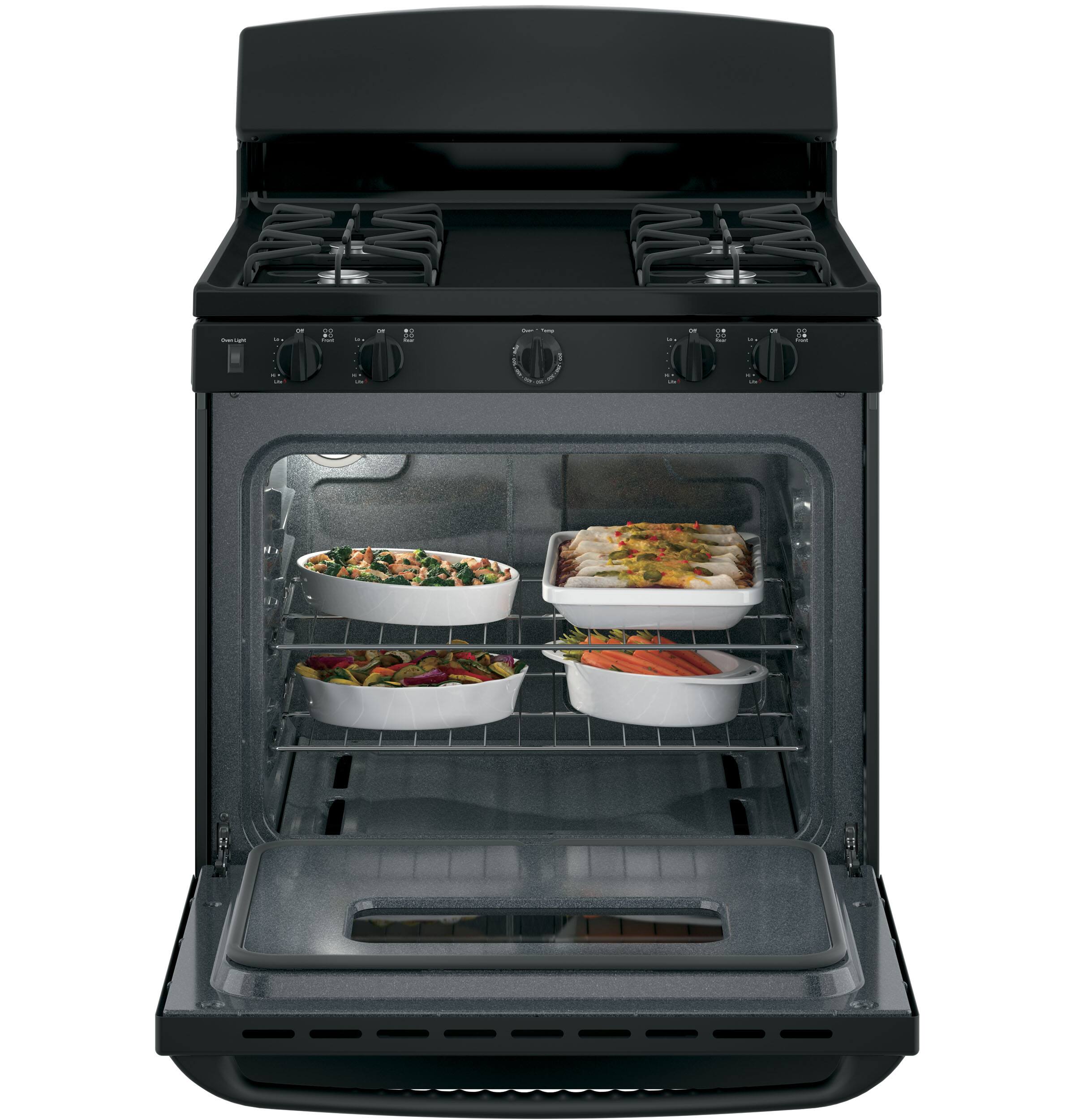 Best Buy: GE 4.8 Cu. Ft. Freestanding Gas Range JGBS10DEKBB