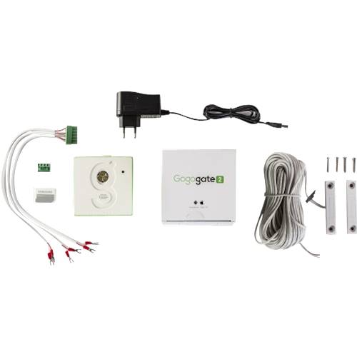  Gogogate - Gogogate2 Wired Sensor Kit For Gates &amp; Rolling Shutters - White/Green