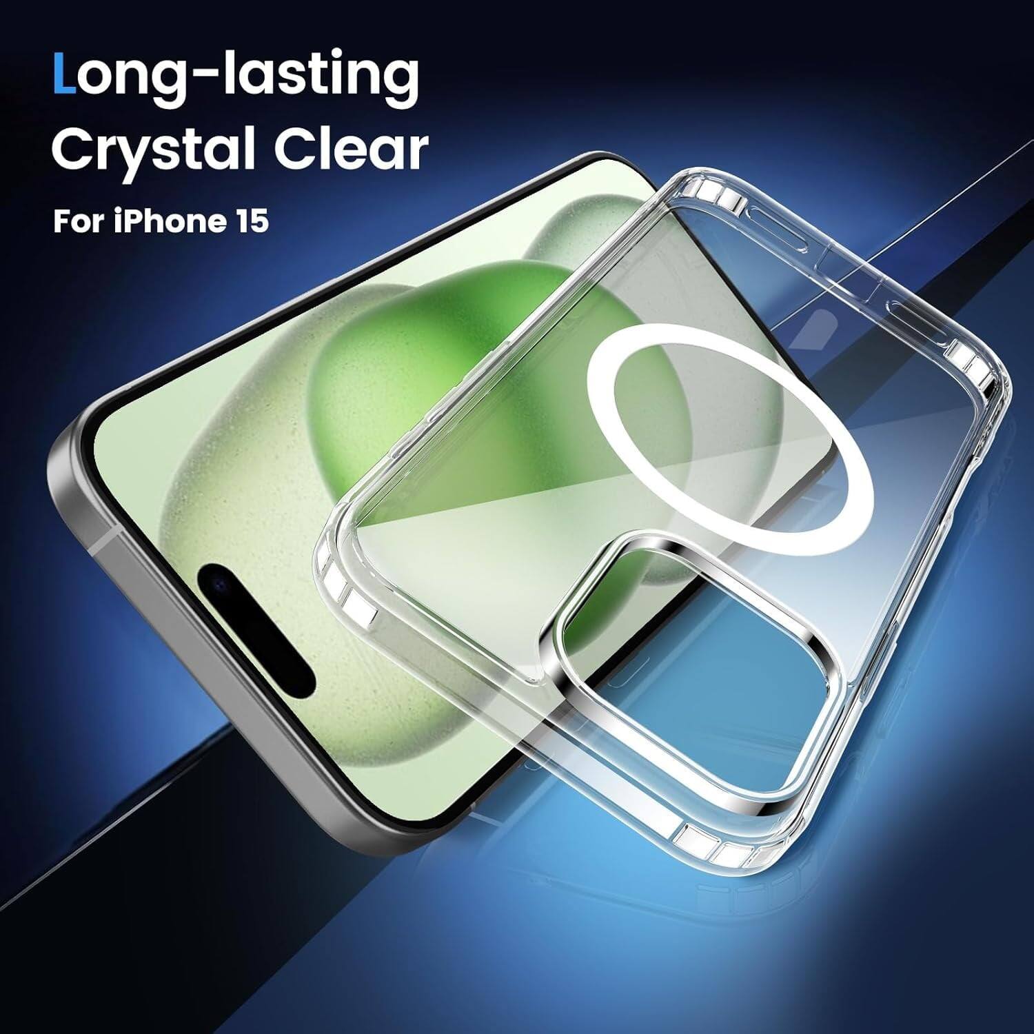 Long-lasting Crystal Clear
For iPhone 15