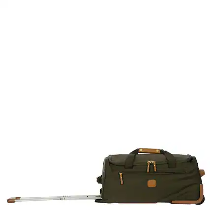Front. Bric's - X-Bag 21" 2-Wheel Wheeled Duffel Bags, Olive - Olive.