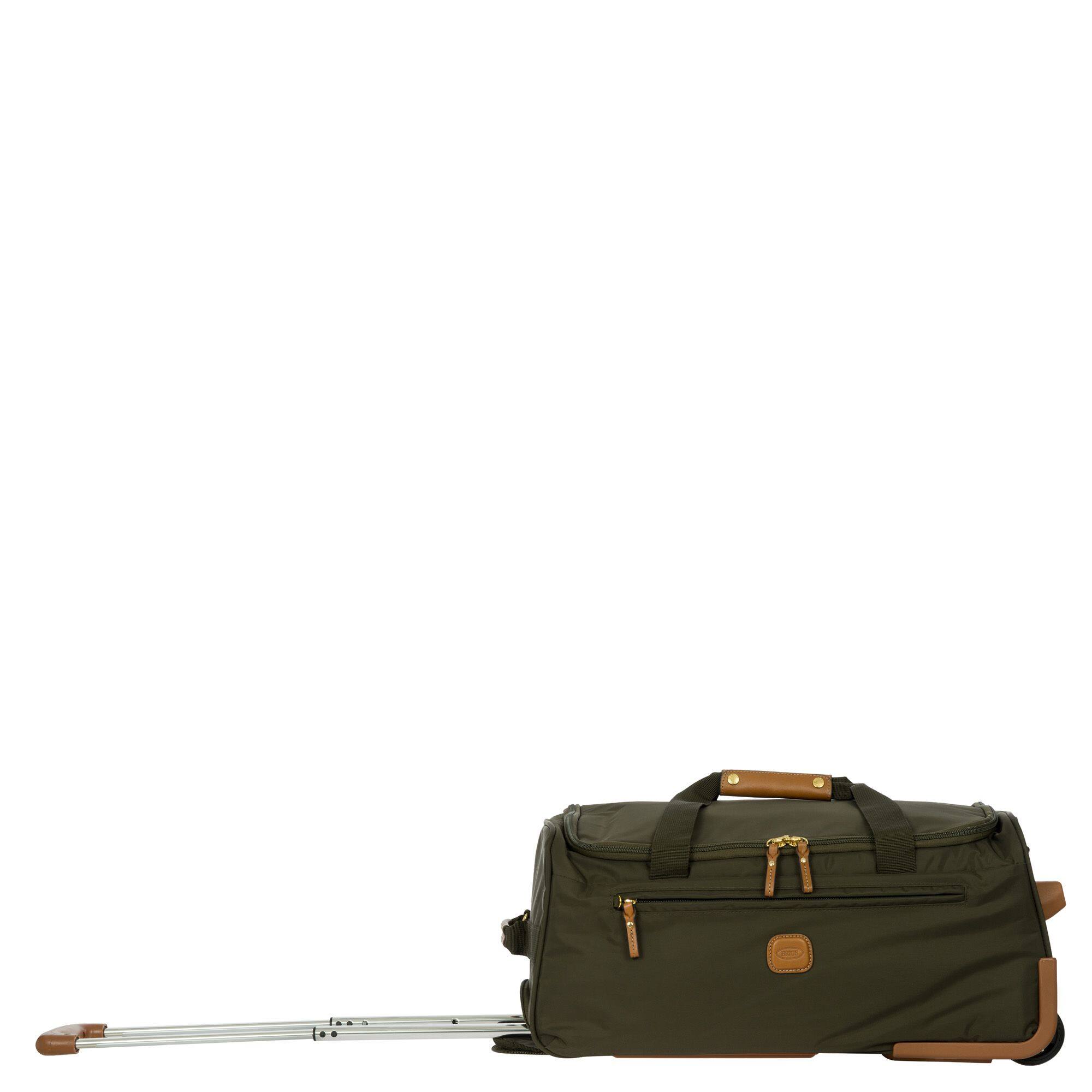 Front. Bric's - X-Bag 21" 2-Wheel Wheeled Duffel Bags, Olive - Olive.