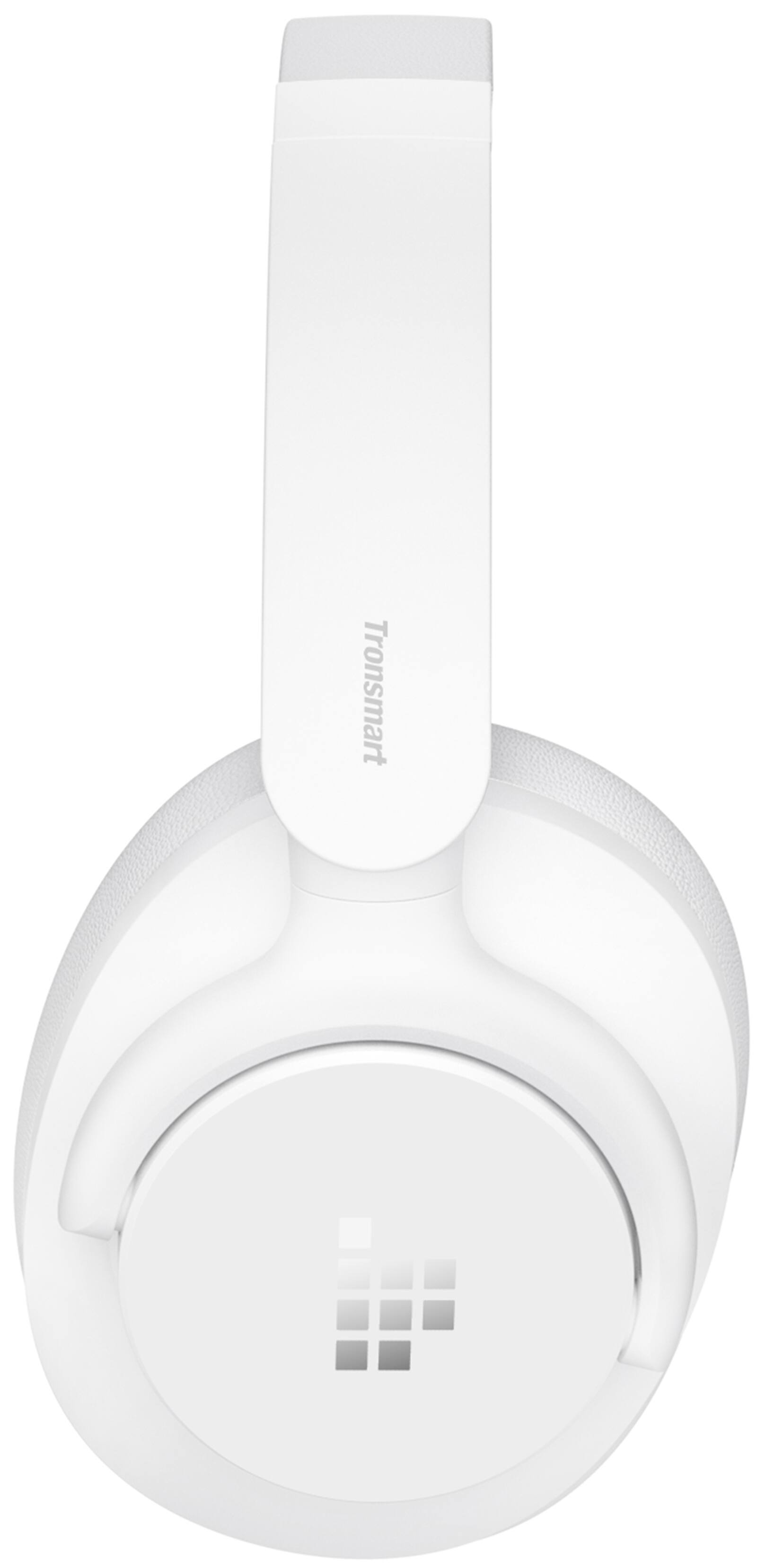 Alt View 2. Tronsmart - Q20S Hybrid Active Noise Cancelling Headphones, Comfort Wireless Over-Ear Headsets, 60H Playtime, Hi-Res Audio Deep Bass - White.