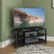 Front. CorLiving - Trinidad TV Stand for Select Flat-Panel TVs - Black.