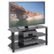 Alt View 11. CorLiving - Trinidad TV Stand for Select Flat-Panel TVs - Black.