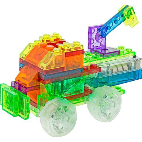 Mini Super Truck Laser Pegs Light up Construction Building Block Toy MPS600B 