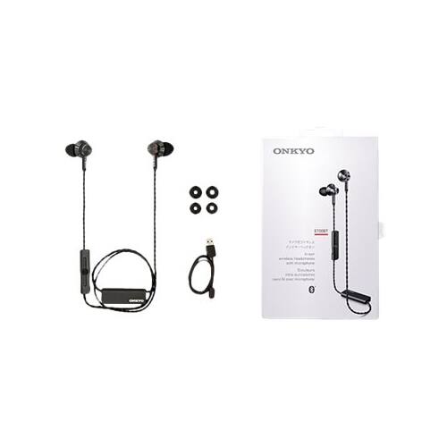 Best Buy: Onkyo Wireless In-ear Headphones Black E700btb 27