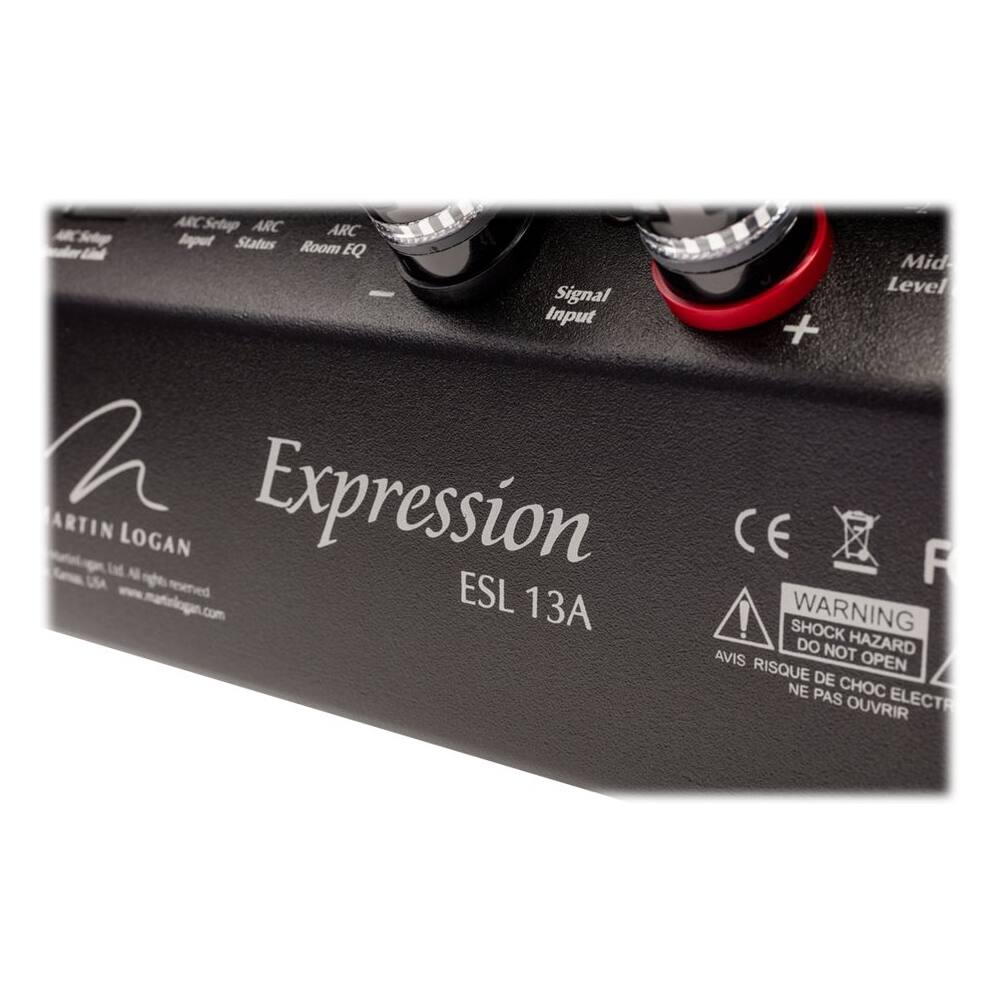 Alt View 12. MartinLogan - Expression 2-Way Floor Speaker (Each) - Gloss black.