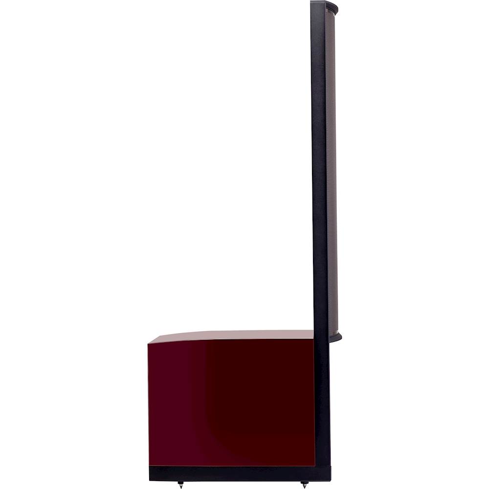 Angle View: KEF - REFERENCE Series Dual 6.5" 3-Way Center-Channel Speaker - Luxury Gloss Rosewood