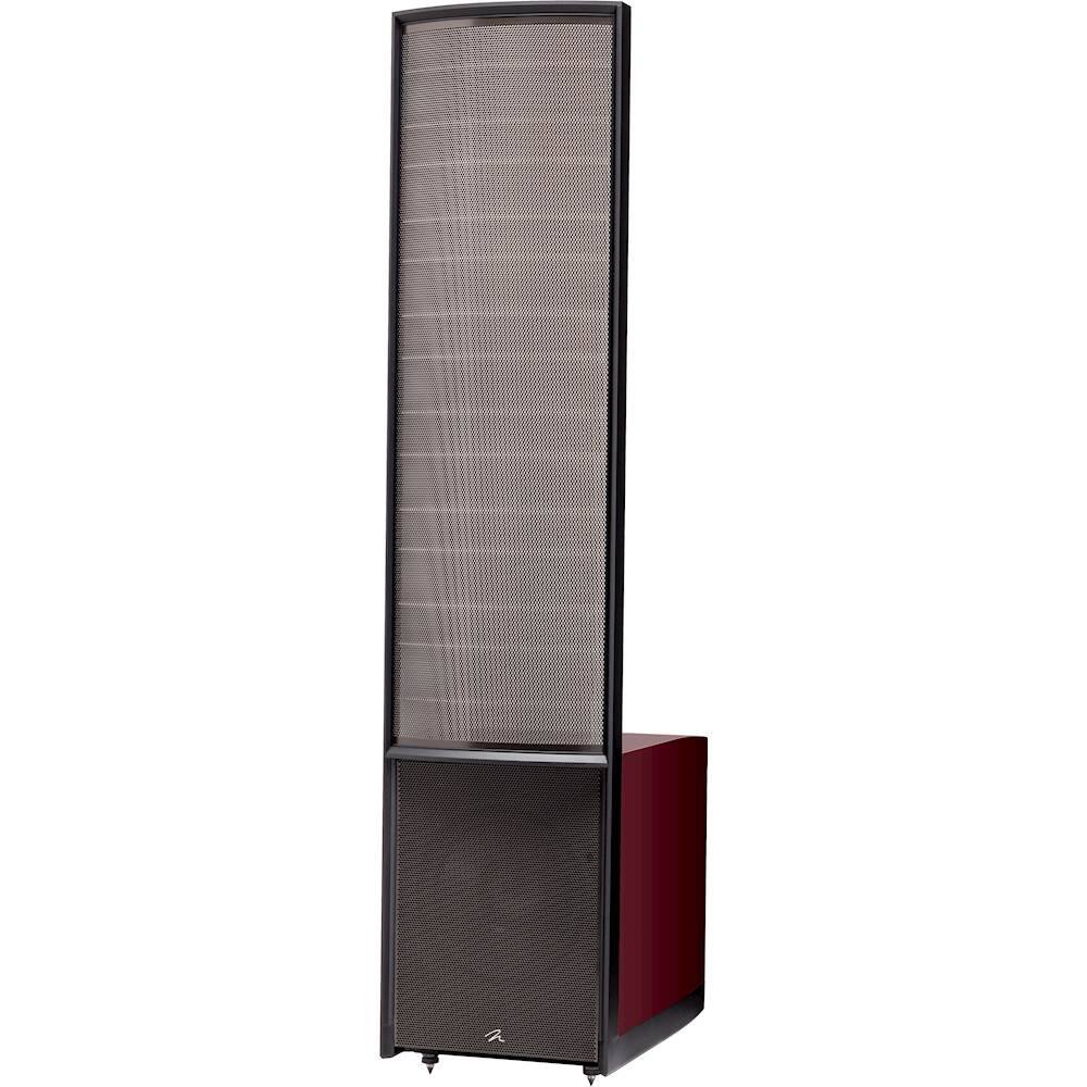 Left. MartinLogan - Renaissance Dual 12" 2-Way Floor Speaker (Each) - Cordoba red.