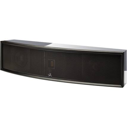 Front. MartinLogan - Focus Dual 6-1/2" Passive 3-Way Center-Channel Speaker - Arctic silver.