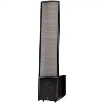 Angle. MartinLogan - Impression Dual 8" 2-Way Floor Speaker (Each) - Desert silver.