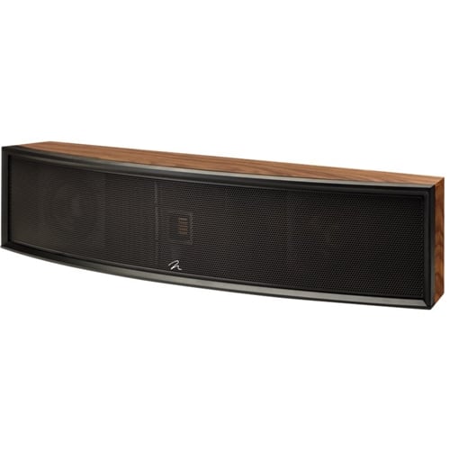 MartinLogan - Focus Dual 6-1/2" Passive 3-Way Center-Channel Speaker - Walnut - Front_Zoom