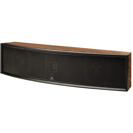Front. MartinLogan - Focus Dual 6-1/2" Passive 3-Way Center-Channel Speaker - Walnut.