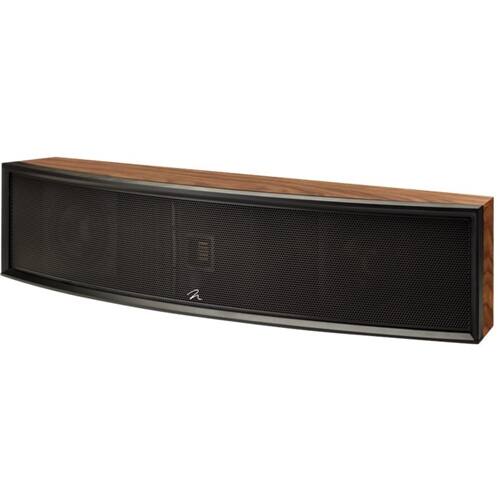 Front. MartinLogan - Focus Dual 6-1/2" Passive 3-Way Center-Channel Speaker - Walnut.