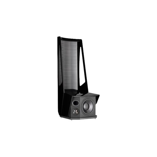 Back View: MartinLogan - Impression Dual 8" 2-Way Floor Speaker (Each) - Meteor gray