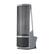 Angle. MartinLogan - Neolith 15" Passive 3-Way Floor Speaker (Each) - Arctic silver.