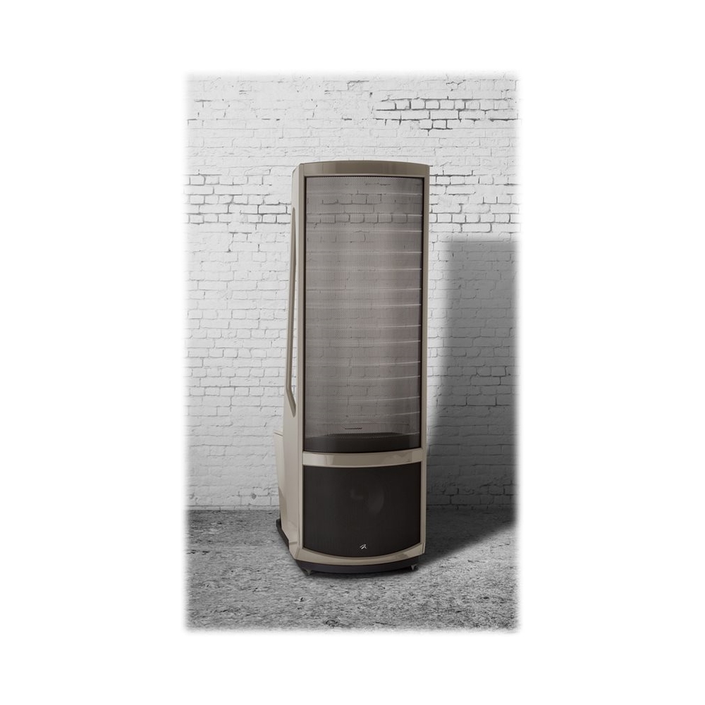 Left View: MartinLogan - Renaissance Dual 12" 2-Way Floor Speaker (Each) - White gloss