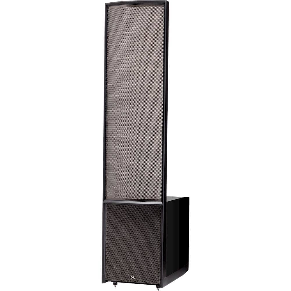 Left. MartinLogan - Renaissance Dual 12" 2-Way Floor Speaker (Each) - Gloss black.