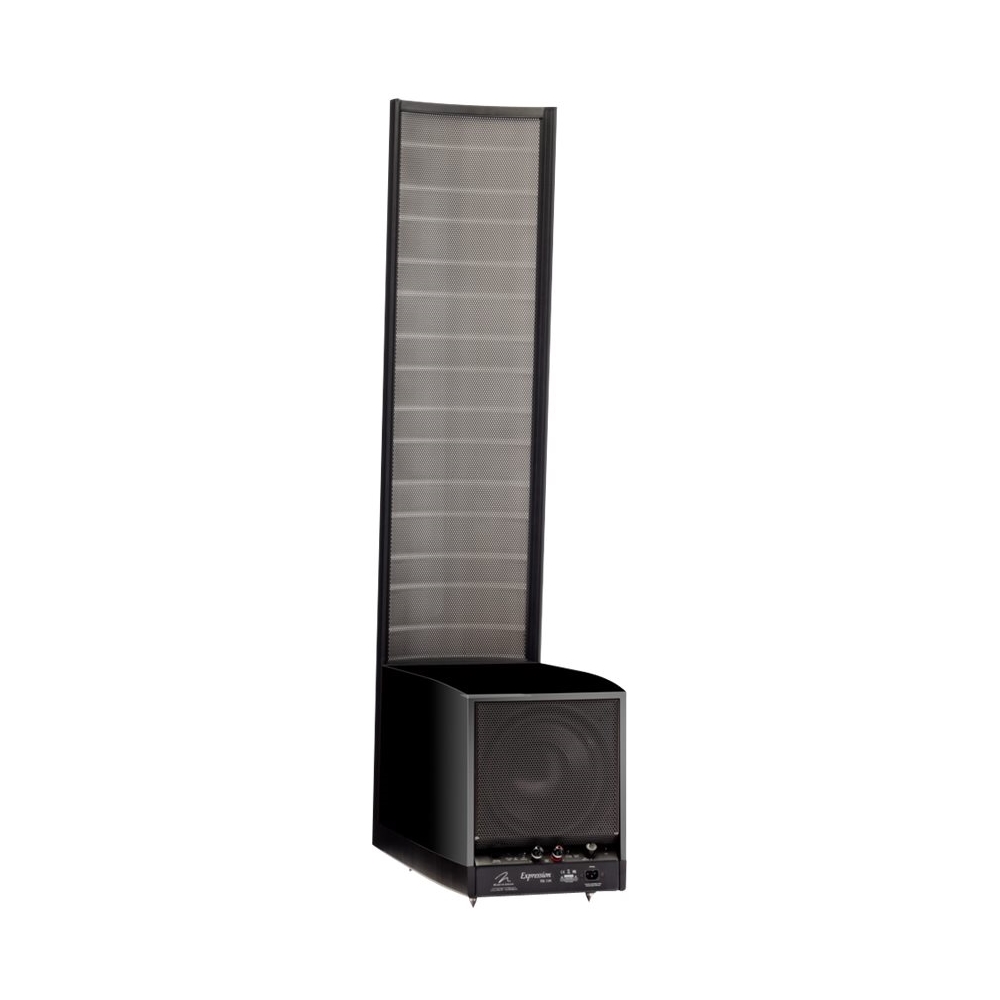 Back View: MartinLogan - Expression 2-Way Floor Speaker (Each) - Basalt black