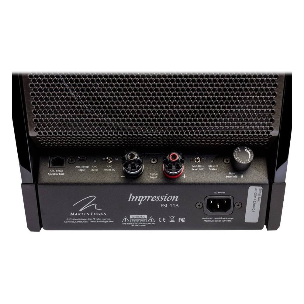 Alt View 17. MartinLogan - Impression Dual 8" 2-Way Floor Speaker (Each) - Gloss Black.