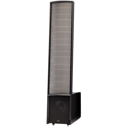 Angle View: MartinLogan - Impression Dual 8" 2-Way Floor Speaker (Each) - Basalt black