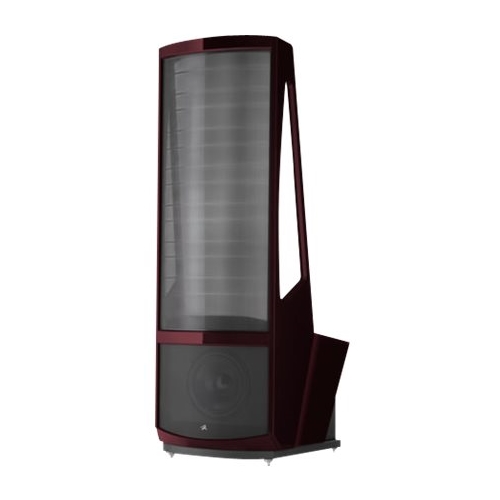 Angle View: MartinLogan - Neolith 15" Passive 3-Way Floor Speaker (Each) - Cordoba red