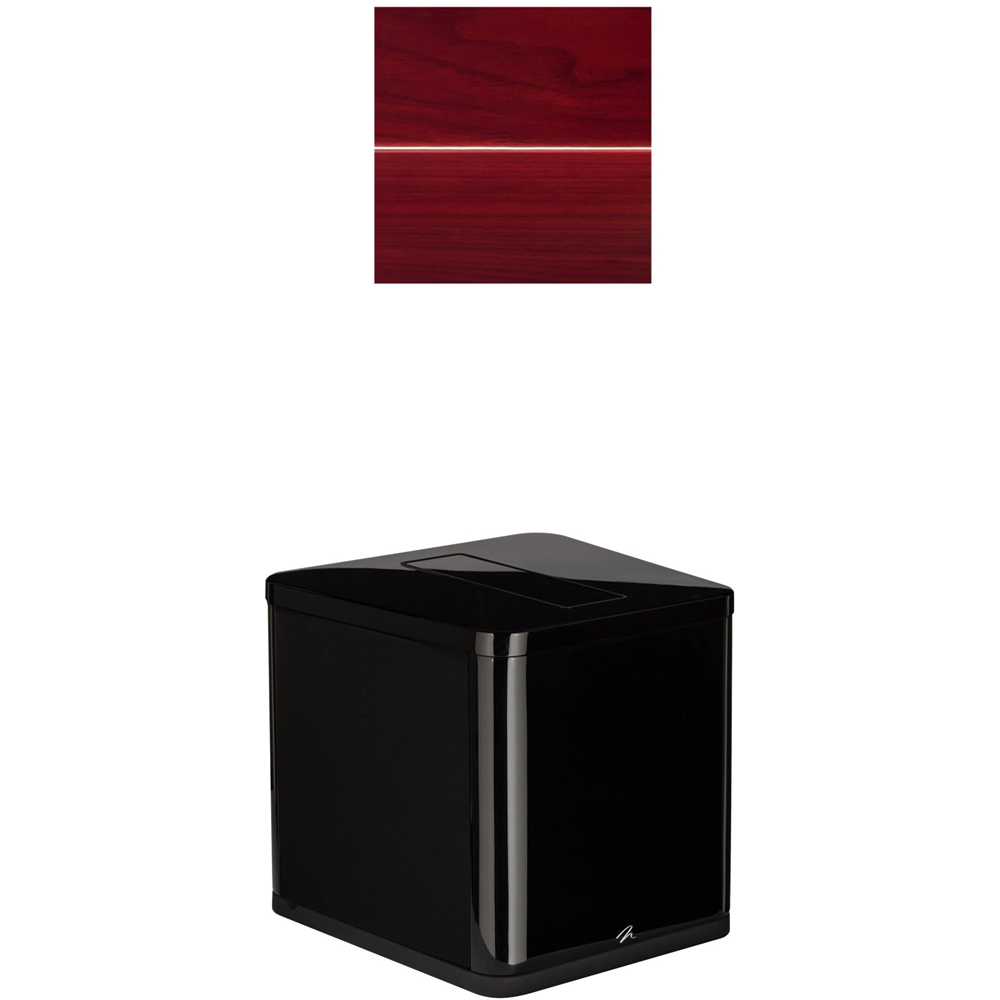 Left View: MartinLogan - Reserve ESL Series 57" Passive 2-Way Floor Speaker (Each) - Dark cherry