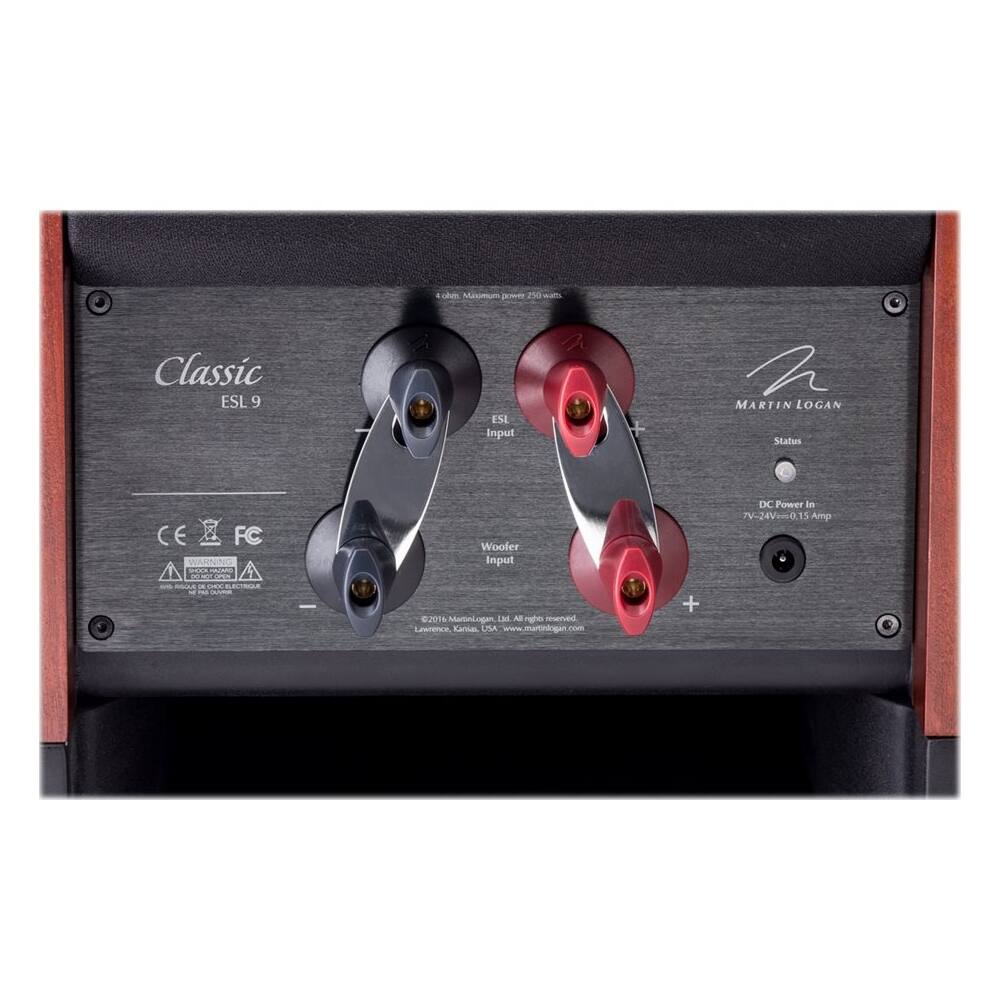 Alt View 13. MartinLogan - Classic Dual 8" Passive 2-Way Floor Speaker (Each) - Dark cherry.