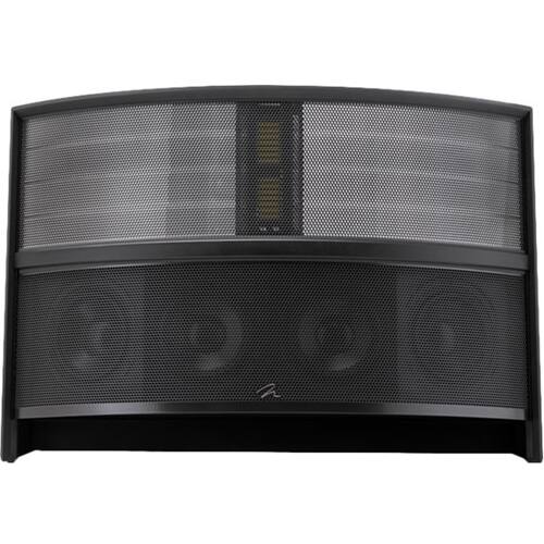 Front. MartinLogan - Illusion 3-Way Floor Center-Channel Speaker - Dark cherry.