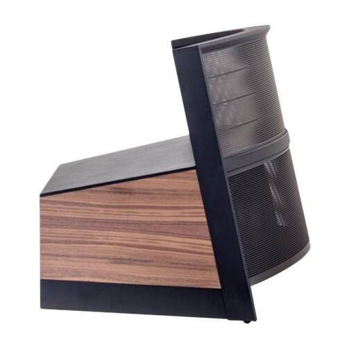 Left. MartinLogan - Illusion 3-Way Floor Center-Channel Speaker - Dark cherry.