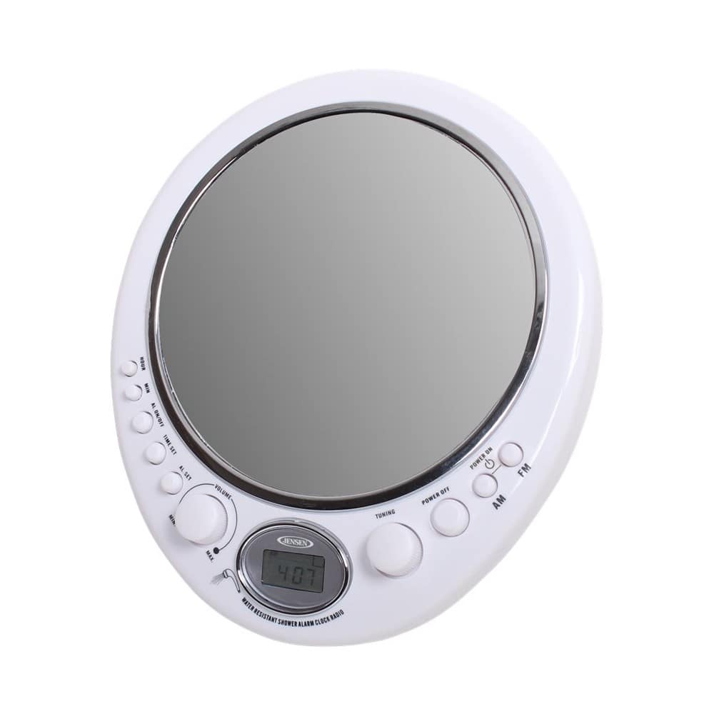 Best Buy: Jensen Portable AM/FM Radio White JWM-150