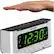 Alt View 11. Jensen - AM/FM Dual-Alarm Clock Radio with Wave Sensor - Silver.