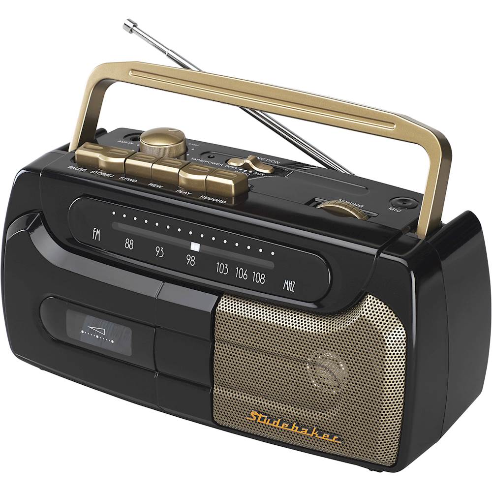 Studebaker - Portable Cassette Player/Recorder with FM Radio