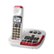 Angle. Panasonic - KX-TGM420W DECT 6.0 Expandable Cordless Phone System with Digital Answering System - White.