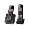 Panasonic - KX-TGC352B DECT 6.0 Expandable Cordless Phone System - Black