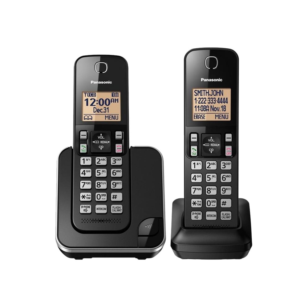 Panasonic KX-TGC352B DECT 6.0 Expandable Cordless Phone System