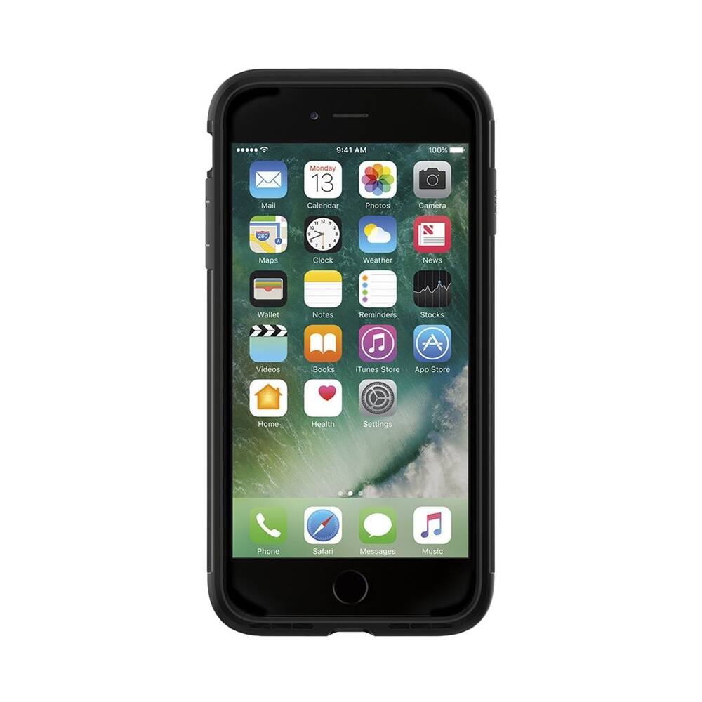 slim armor case for apple iphone 7 plus - black