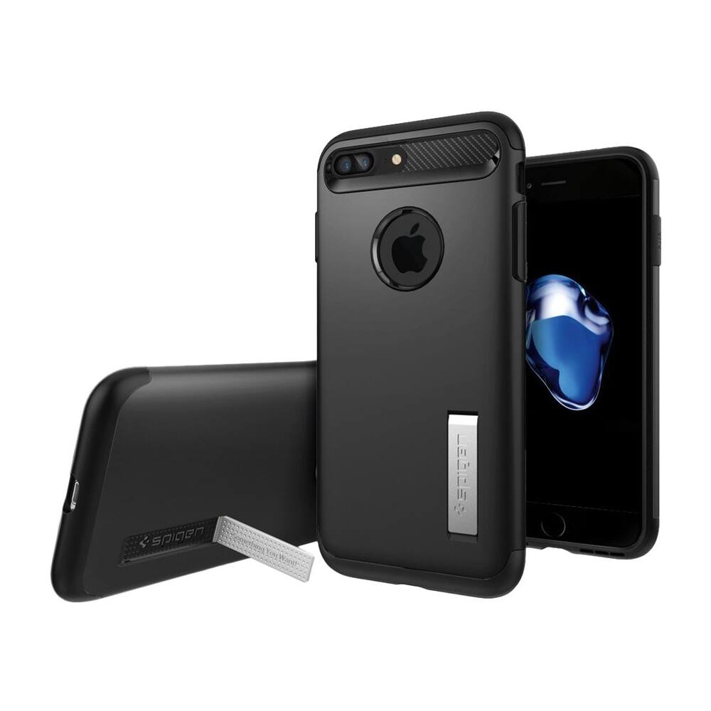 slim armor case for apple iphone 7 plus - black