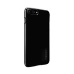 Front Zoom. Spigen - Thin Fit Case for Apple® iPhone® 7 Plus - Jet black.