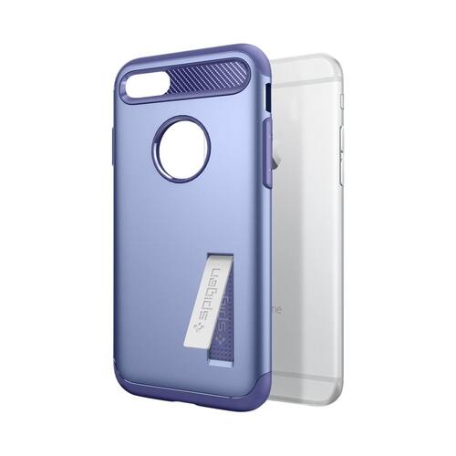 Spigen - Slim Armor Case for Apple® iPhone® 7 - Violet - Larger Front