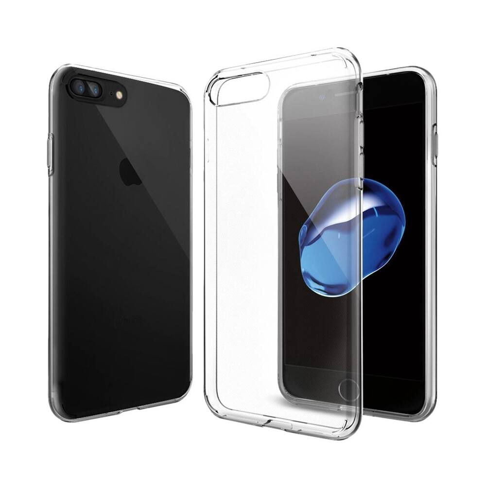 liquid crystal case for apple iphone 7 plus and iphone 8 plus - crystal clear liquid crystal case for apple iphone 7 plus and iphone 8 plus - crystal clear
